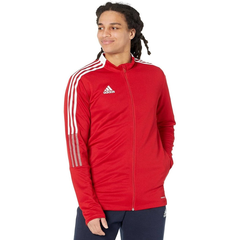 Adidas Men Tiro21 Track Jacket Team Power Red 2XLT GM7308 AEROREADY‎